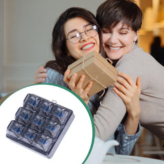 Axlksia keyboard-like button, pressable keys for satisfying interaction