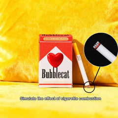 Axonkit Bubble Cigarette Box Size mirrors real packaging for realistic display.