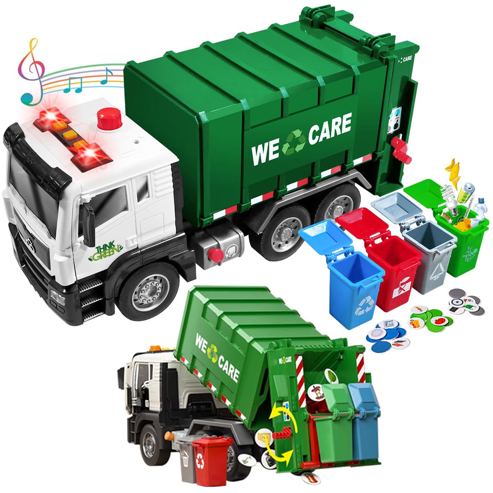 AXWATDEI front-load garbage truck dump action boosts fine motor skills