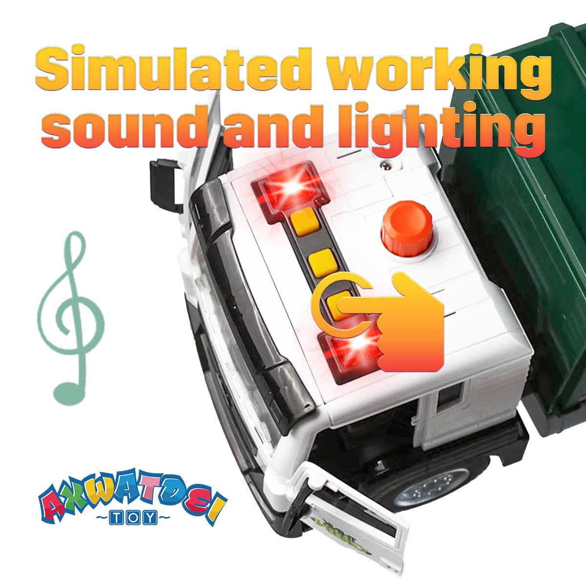 AXWATDEI steering-wheel sound effects add realistic feedback during play