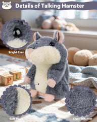 Ayeboovi hamster serves as a fun party conversation starter.
