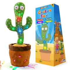 Ayeboovi dancing cactus toy setup showing lively motion for babys play.