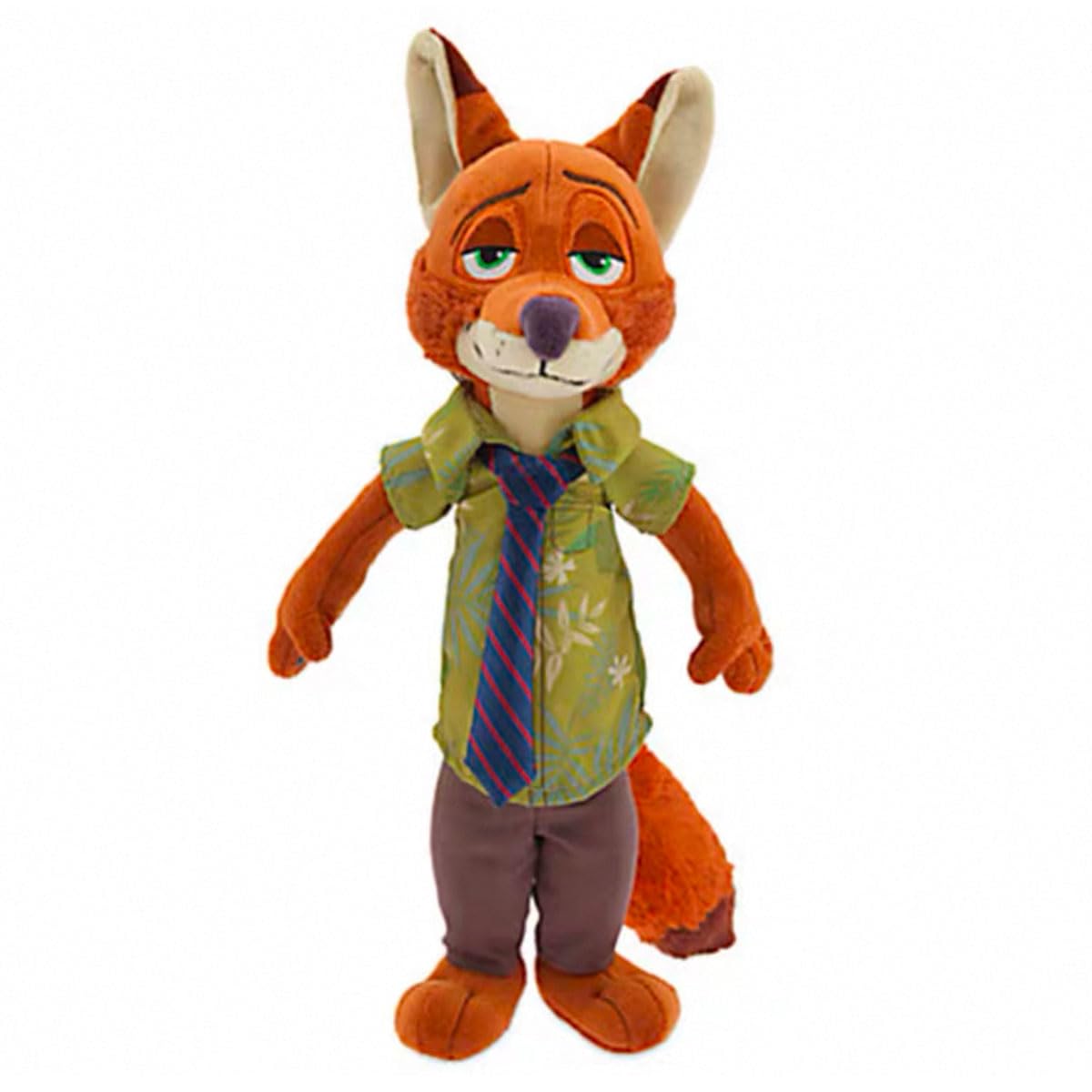 AYGITAL Nick Wilde plush close-up highlighting plush texture and cozy feel.
