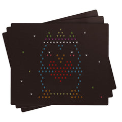 Ayidawedo bear template encourages storytelling with friendly animal shapes and vivid illumination.