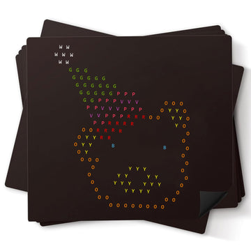 Ayidawedo animal templates cover for Lite Brite inspires creative light play and colorful designs.