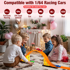 Aywewii flex-track loop section in action for imaginative play
