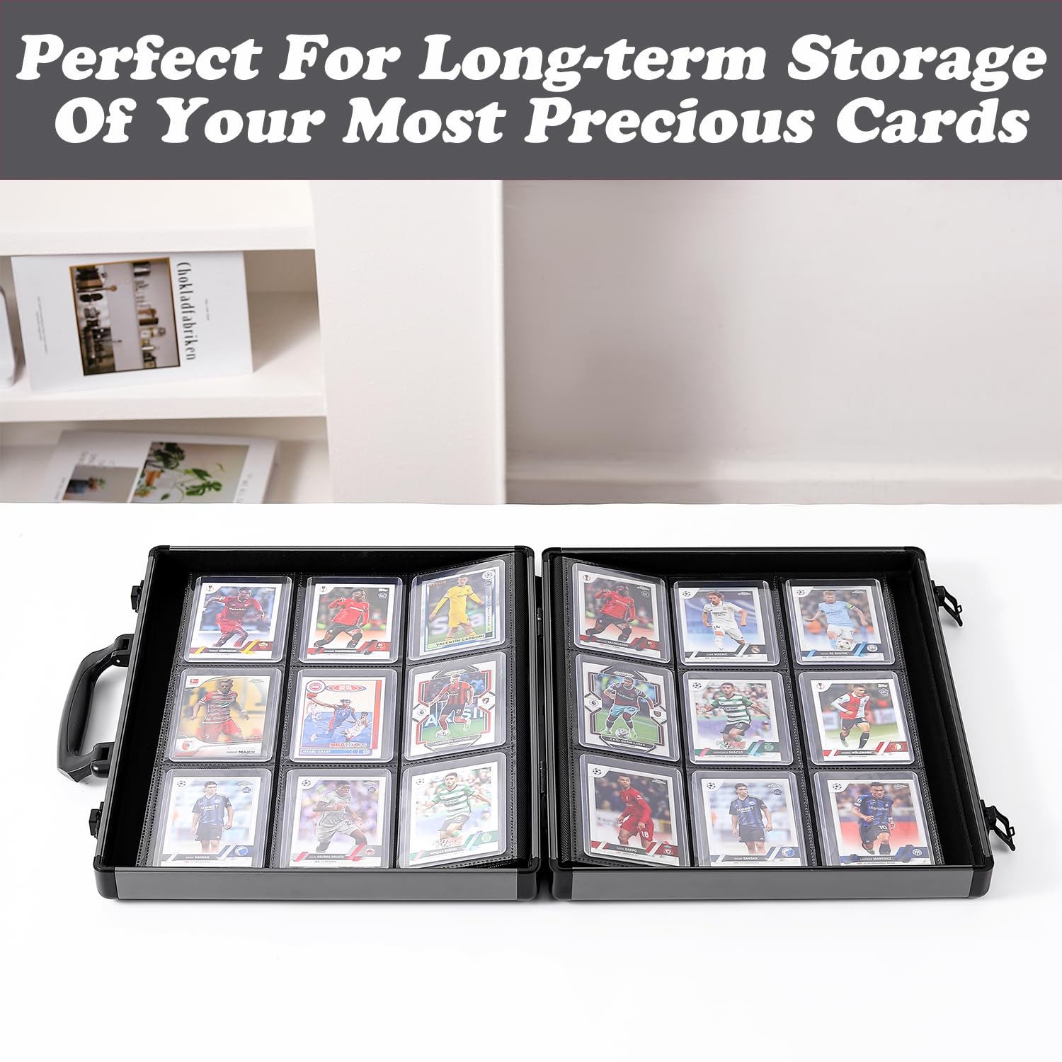 Azamou aluminium hard case protects cards from impact and dust.