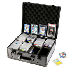 Azamou Toploaders Storage Box opening view shows quick access to 3x4 toploaders.