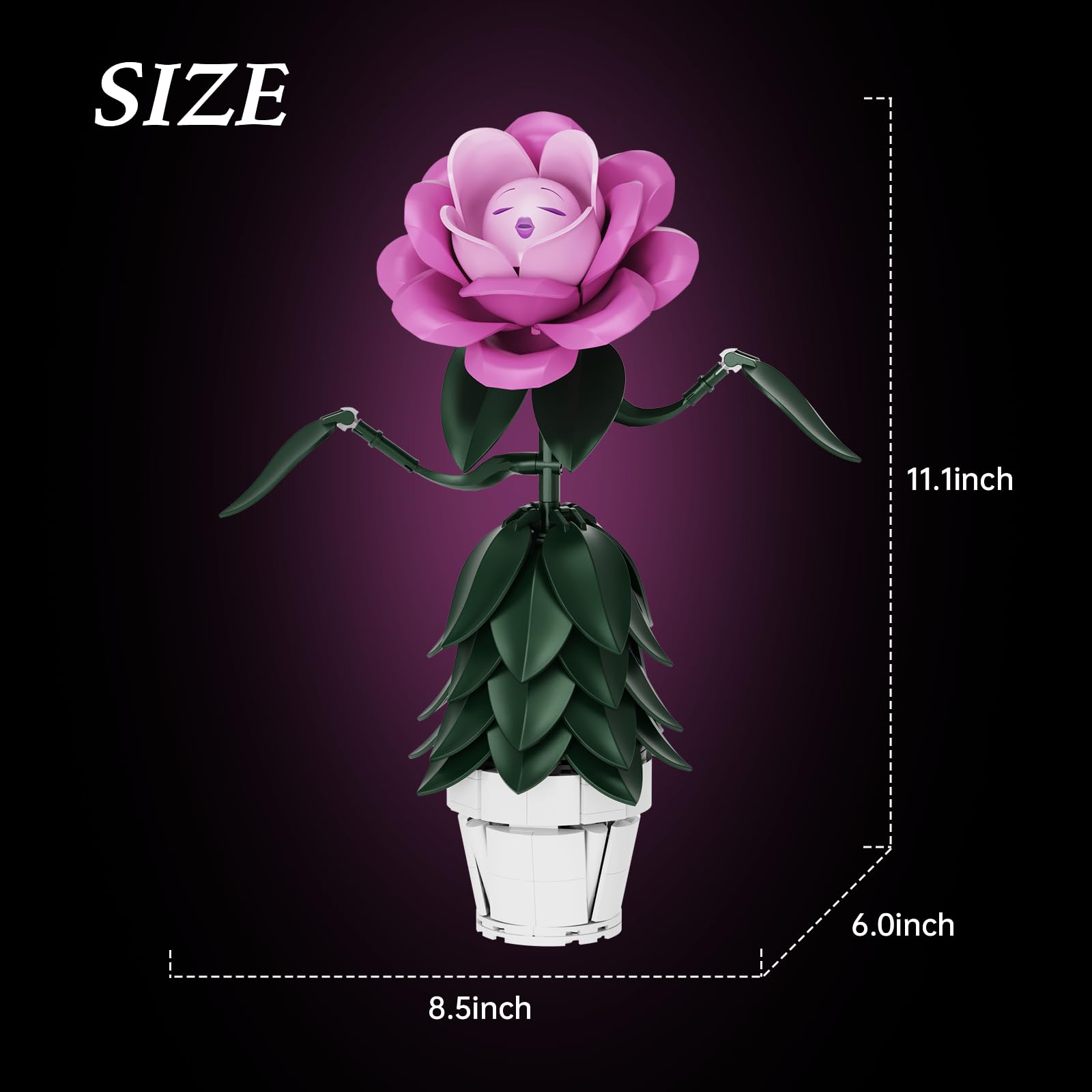 AZBHDTYS Wonderland Flower gift box is ready for gifting.