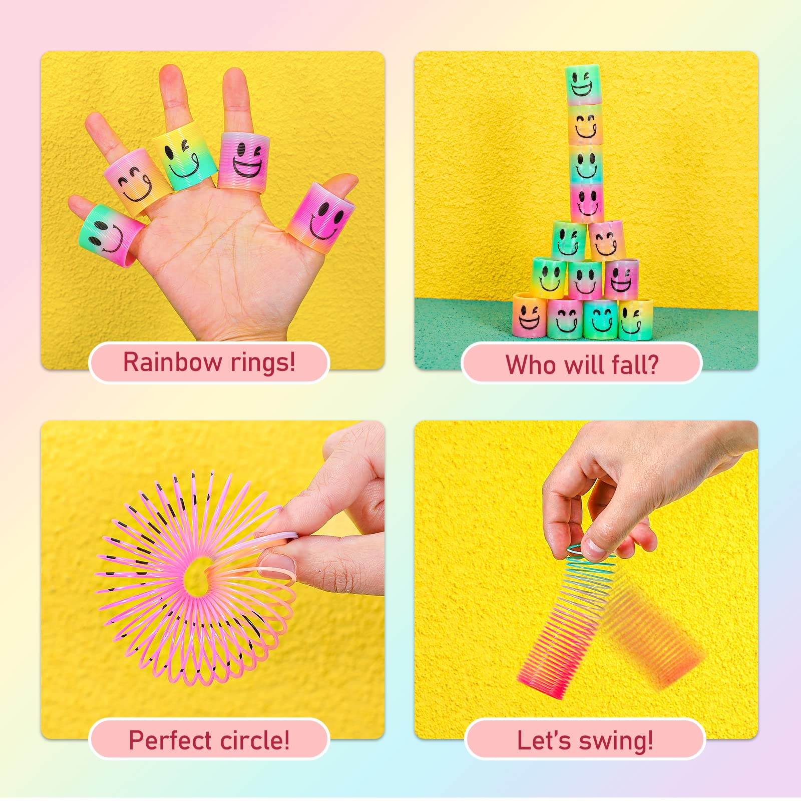 AZEN rainbow springs for classroom prizes spark easy engagement and reward moments.