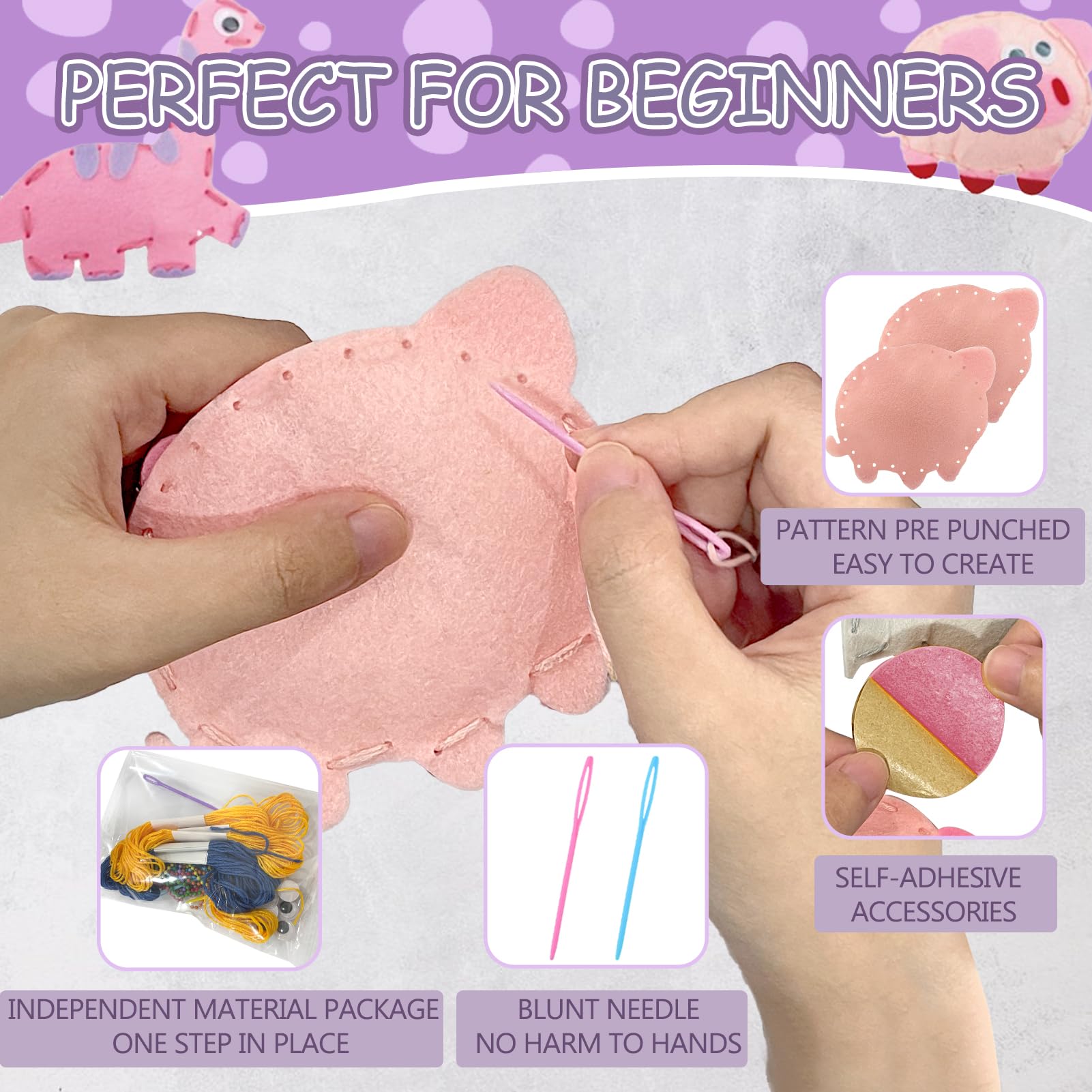 AzReference safety blunt needles designed for safe beginner sewing