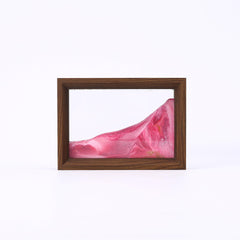 AzureLeap glass-panel sand art illustrating graceful flow for attention and focus