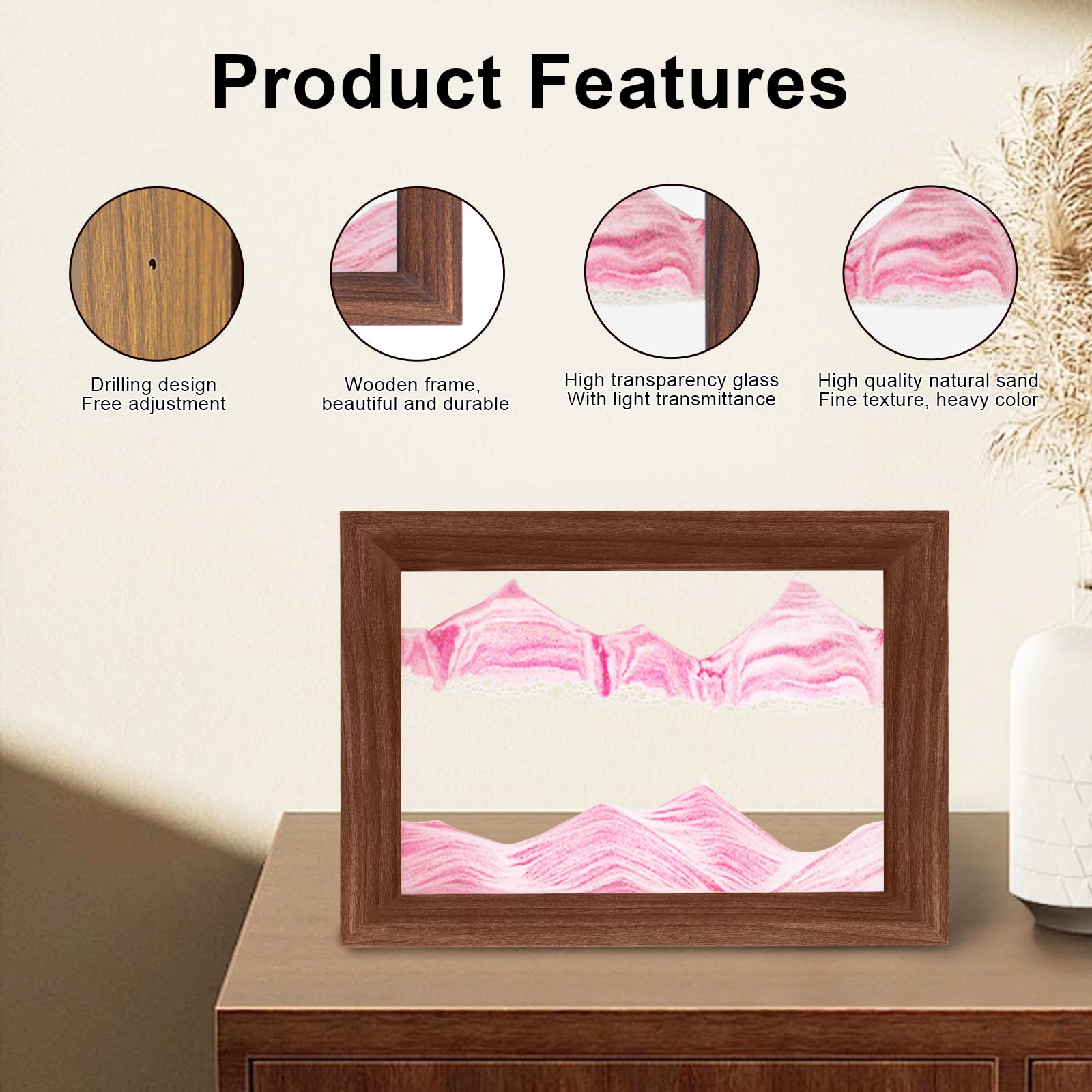 AzureLeap office decor piece offering soothing motion during work or study