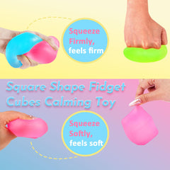 Azurphoric stress cubes multi-color display: visual variety for mood-boosting options.