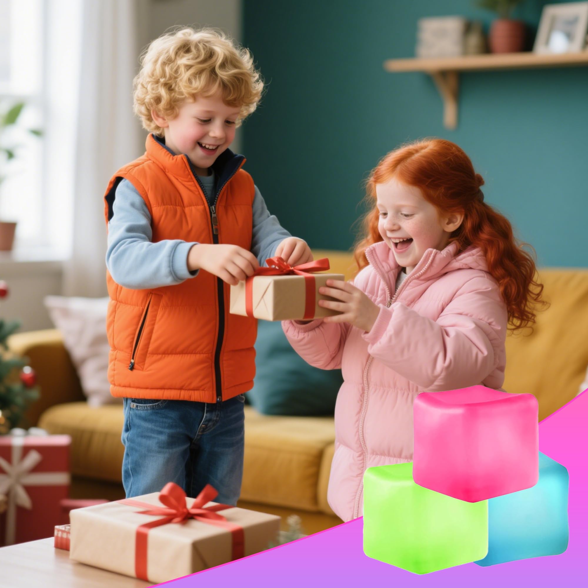Azurphoric stress cubes travel: perfect for planes and commutes.