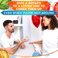 Warm yarn feel adds cozy charm to AZZORI potato.