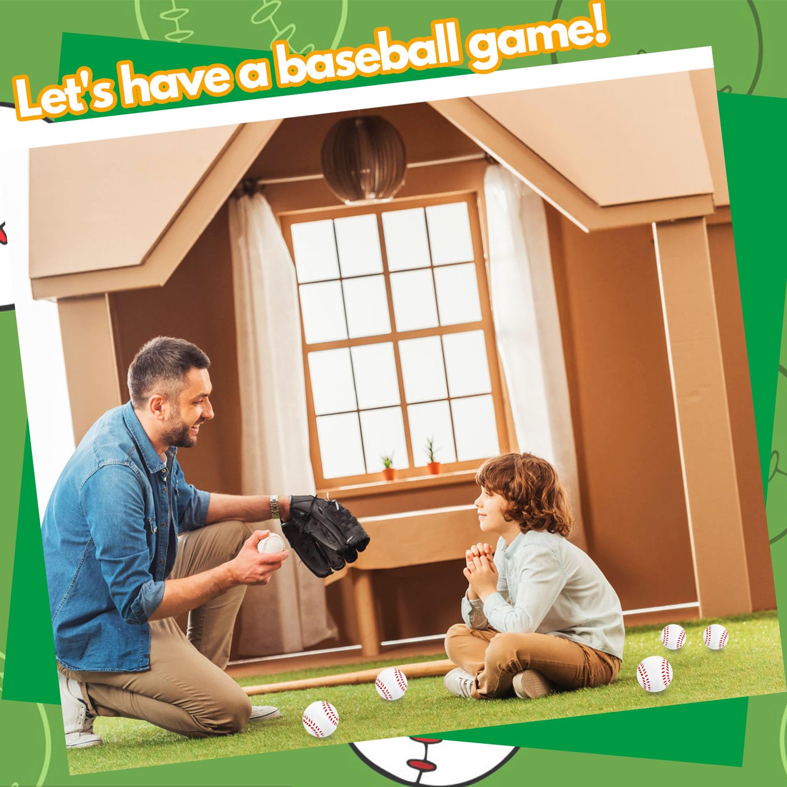 Baaxxango party-pack baseball stress balls, pocket-sized for on-the-go relief.