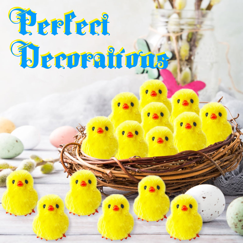 Baaxxango chick display arrangement for spring shelves and crafts.