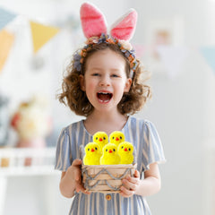 Baaxxango yellow chick decoration suitable for holiday gifts and crafts.