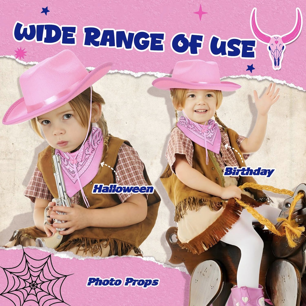 Babelshar hat and bandana on child showcase playful western vibe.
