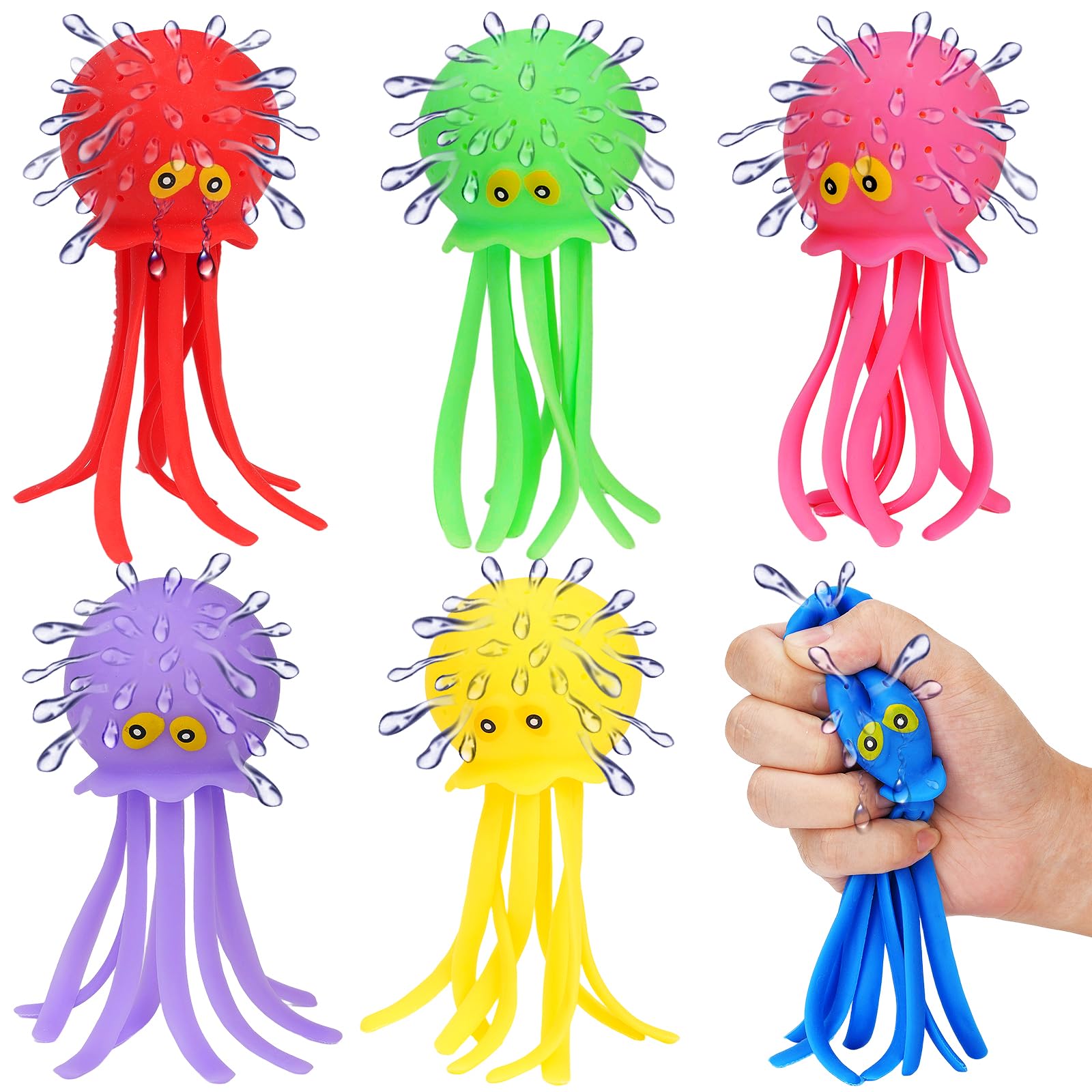 Babelshar octopus water ball pack enhances bath time splash play