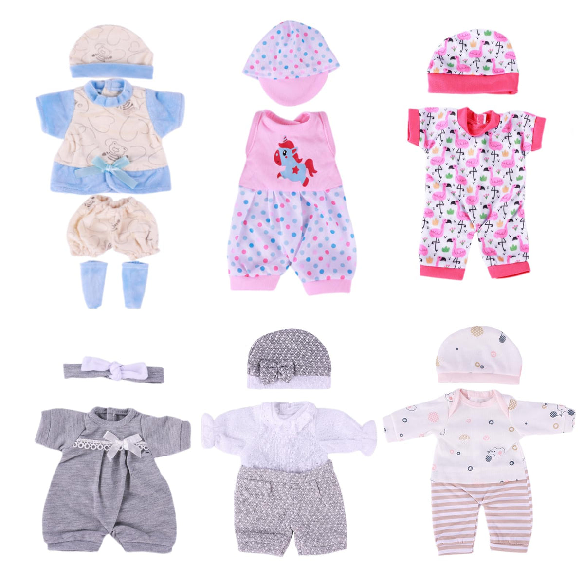 BABESIDE 12-15inch doll hats for creative dress-up and outfits