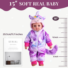 BABESIDE full unicorn outfit doll ready for cozy storytelling.