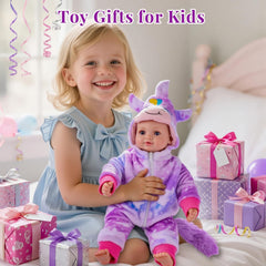 Soft cloth body of BABESIDE doll enhances cuddling moments.