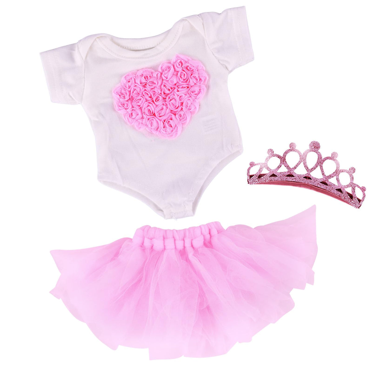 BABESIDE 3pc set on soft fabric for doll skin-friendly play