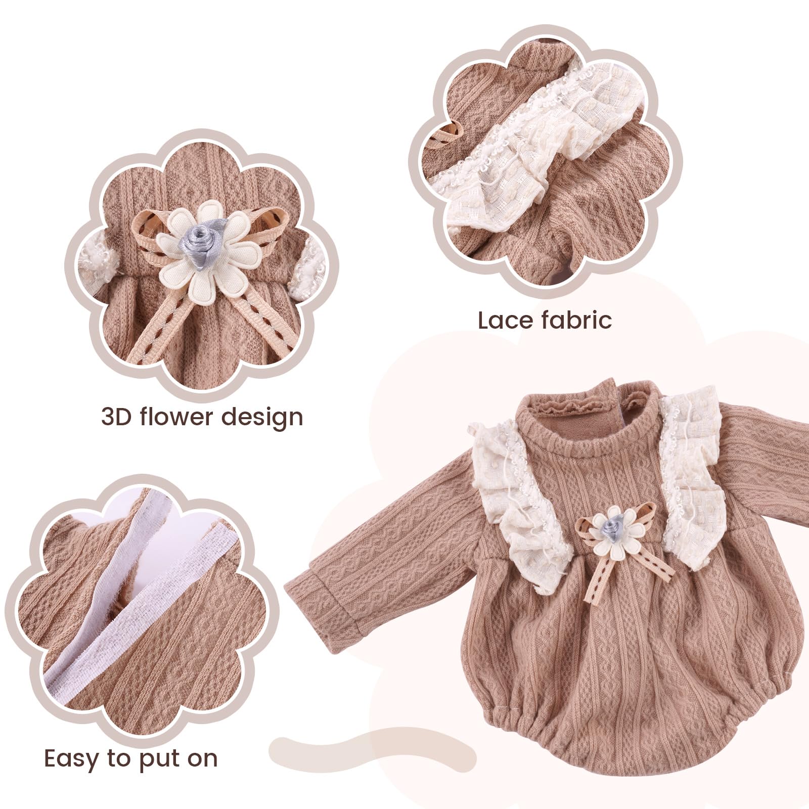 Babeside headband with bow for sweet doll styling