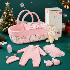 BABESIDE 8pc doll clothes hat for imaginative dress-up and realistic play