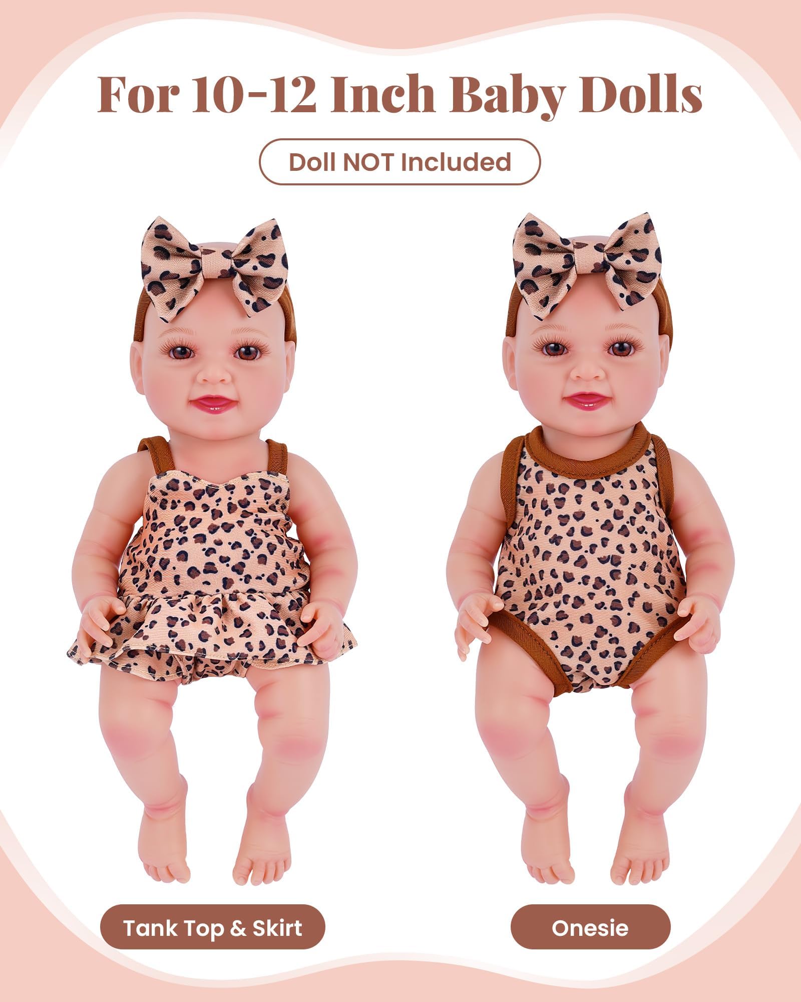 BABESIDE feeding bottles paired with doll accessories for immersive mealtime pretend play.
