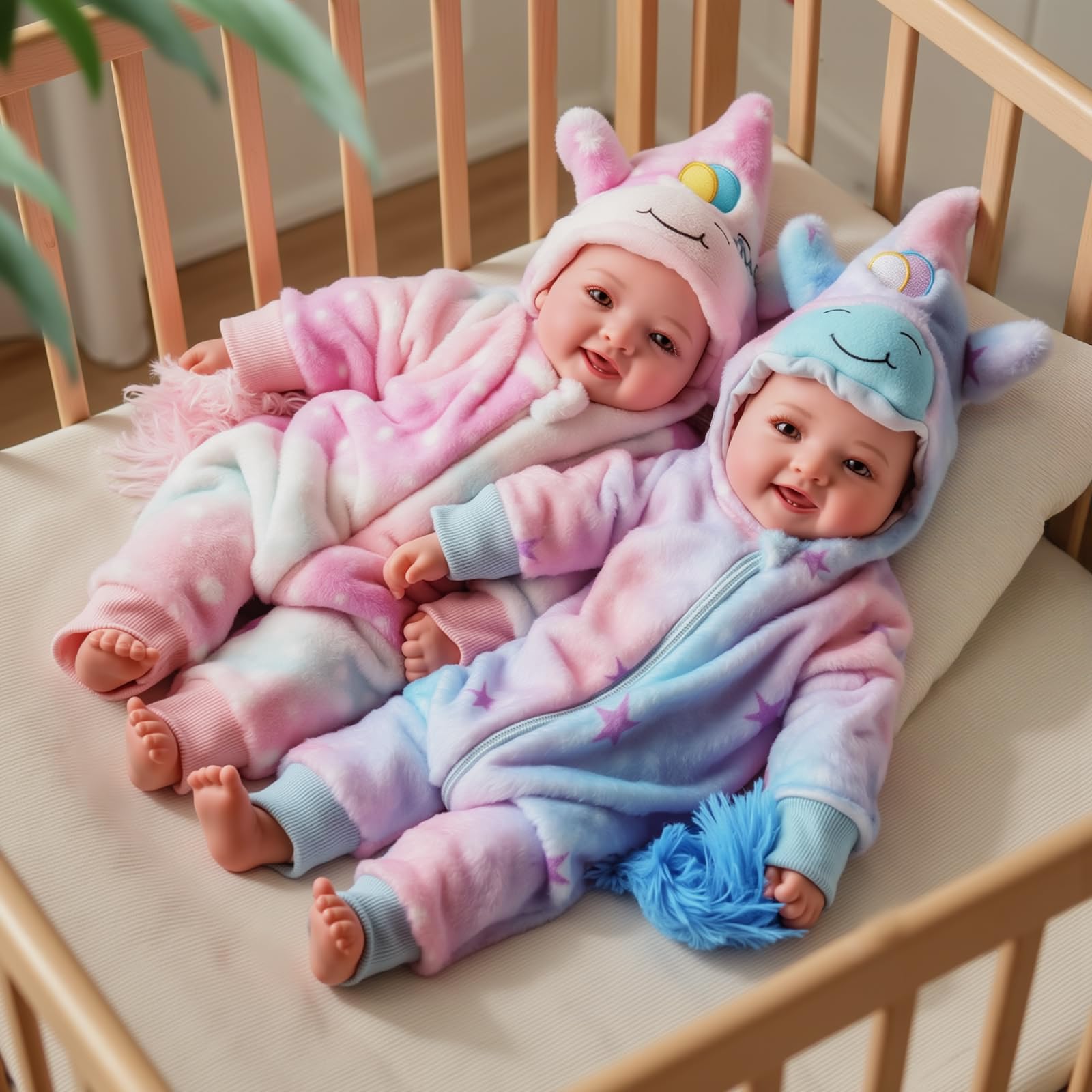 BABESIDE twin dolls promoting nurturing play and social interaction