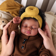 Babeside 17inch doll hand-painted lashes and hair for lifelike charm