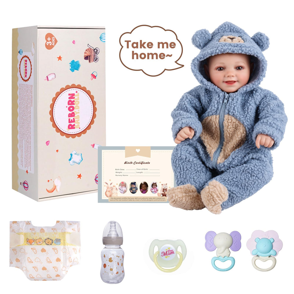 BABESIDE cuddly playmate suitable for on-the-go pretend play