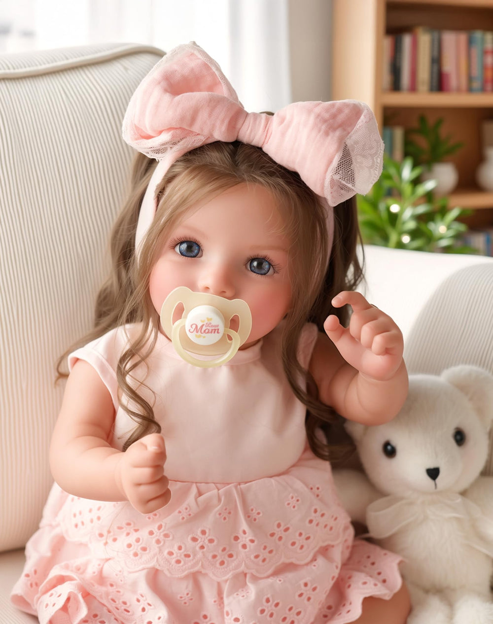BABESIDE Dara soft vinyl body with realistic weight for cuddling