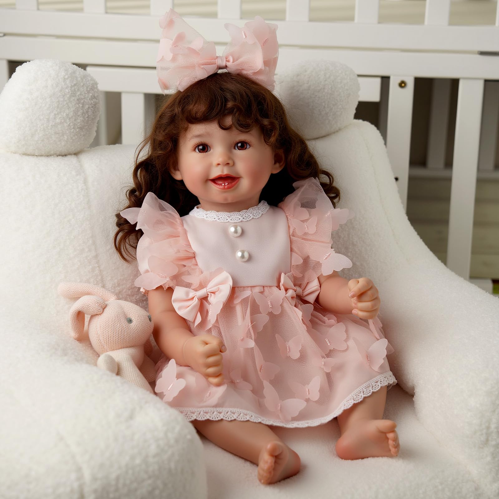 BABESIDE machine-washable fabrics allow quick cleanup after playtime
