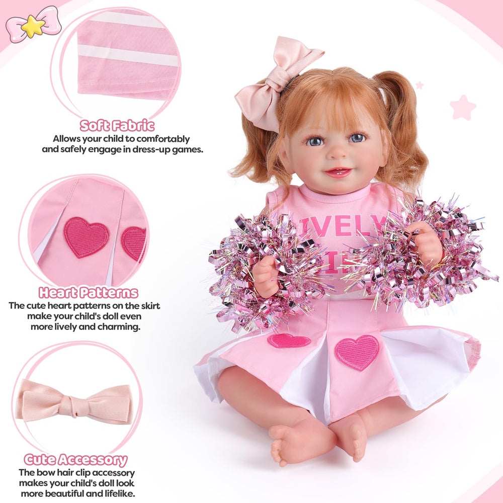 BABESIDE doll diaper completes a realistic outfit while staying soft and washable.