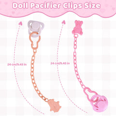 BABESIDE doll feeding bottle packaging shows complete kit