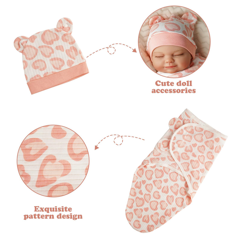 BABESIDE doll hat highlights snug fit and cute styling for realistic miniatures.