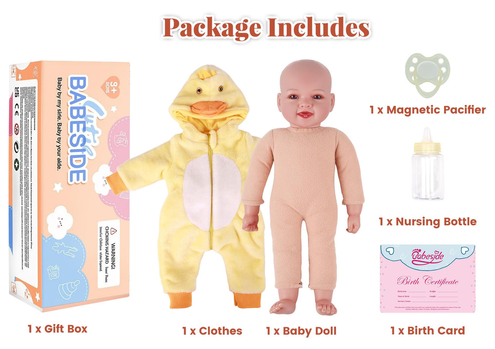 BABESIDE-doll-on-the-go supports travel-friendly pretend play and on-the-go moments.
