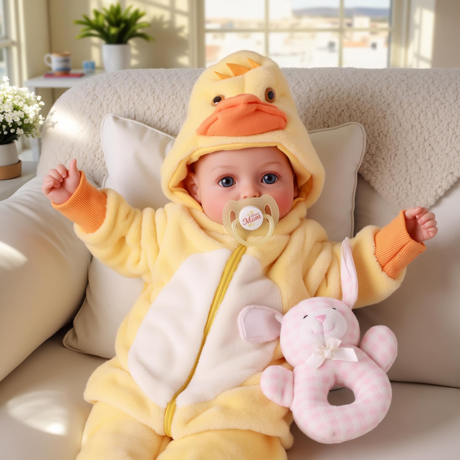 BABESIDE doll wearing soft clothing for easy dress-up.