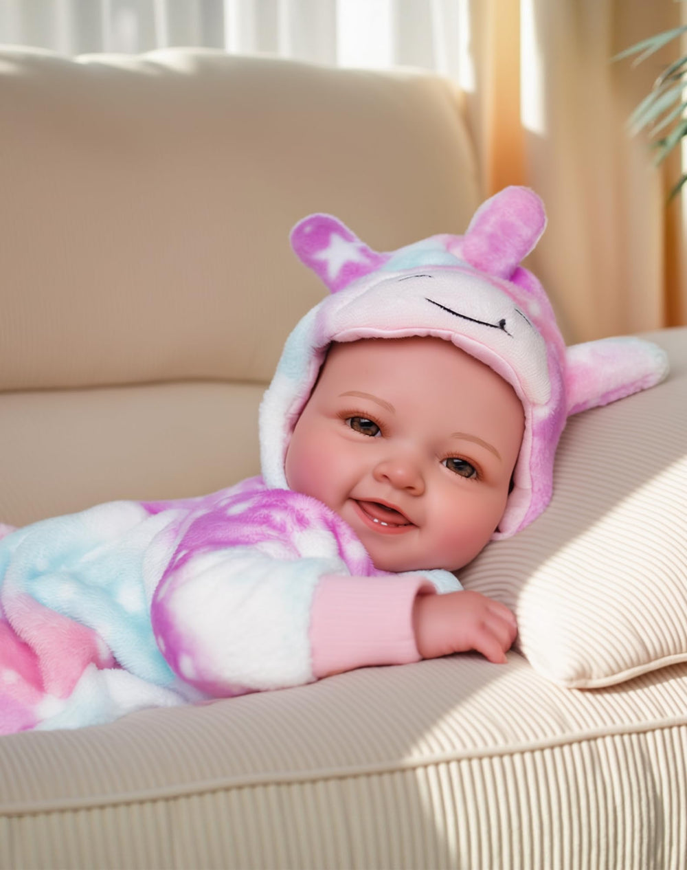 BABESIDE baby doll with removable outfit for mix-and-match styling