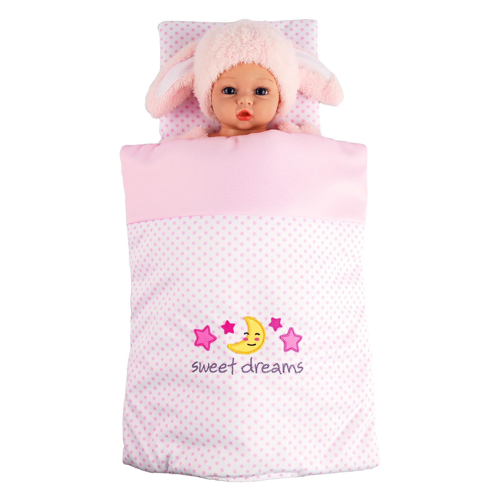 BABESIDE two-piece set elevates tiny doll bedroom aesthetics.