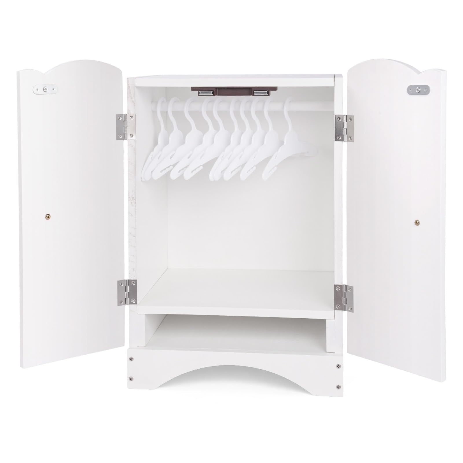 BABESIDE dolls-compatible closet fits 12-16 inch dolls for outfits.