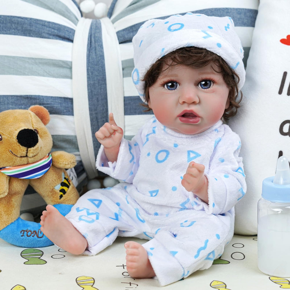 BABESIDE feeding bottle enables gentle nurturing scenes with dolls