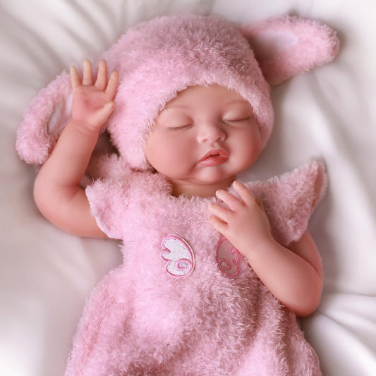 BABESIDE full-body platinum silicone doll shows realistic weight and warmth for bonding.
