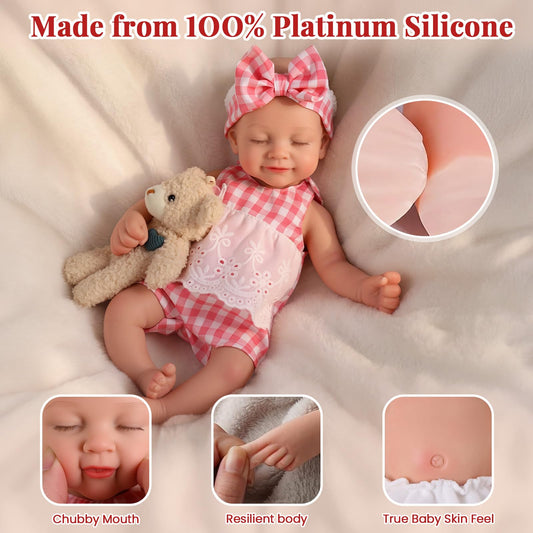 BABESIDE full-body silicone reborn for durable, lifelike weight in play.
