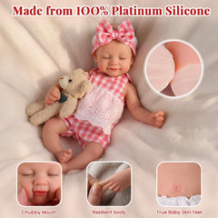 BABESIDE full-body silicone reborn for durable, lifelike weight in play.