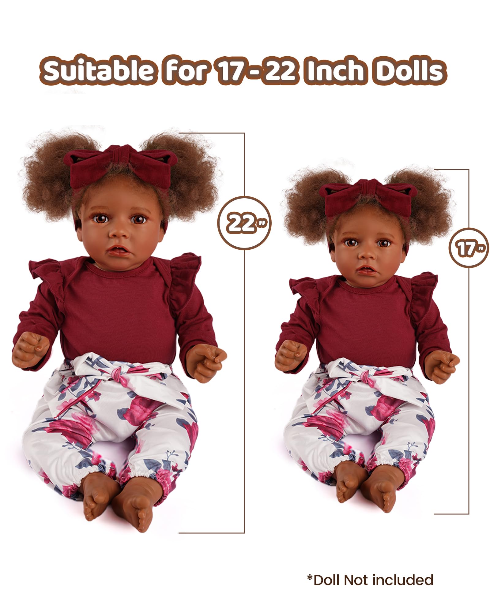 BABESIDE gift-ready packaging for a doll accessory set
